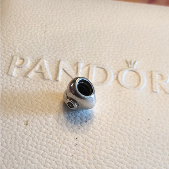Authentic Pandora CZ Heart Charm - Picture 2 of 2